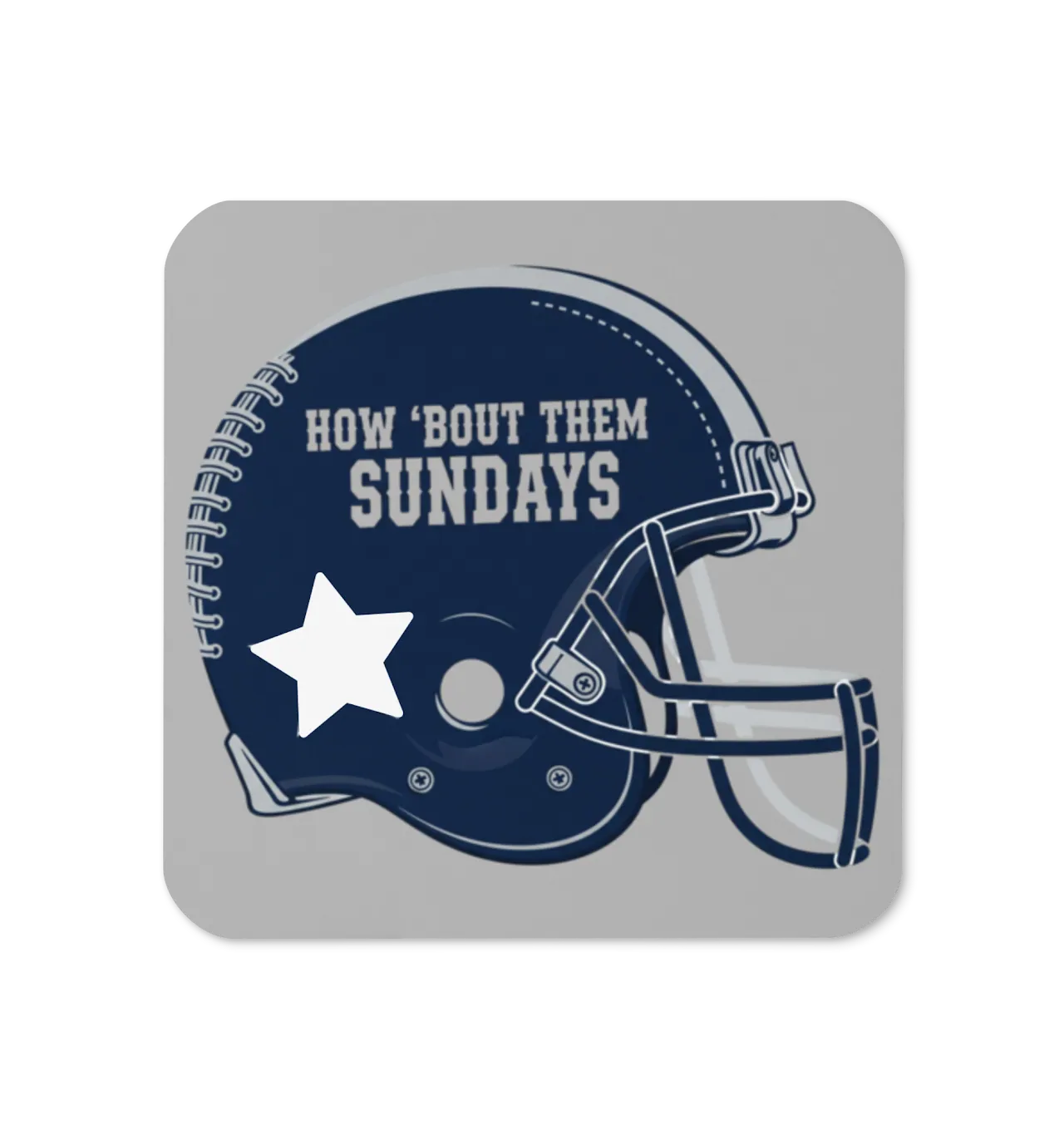 Cowboys Vintage 'Sundays' Coaster