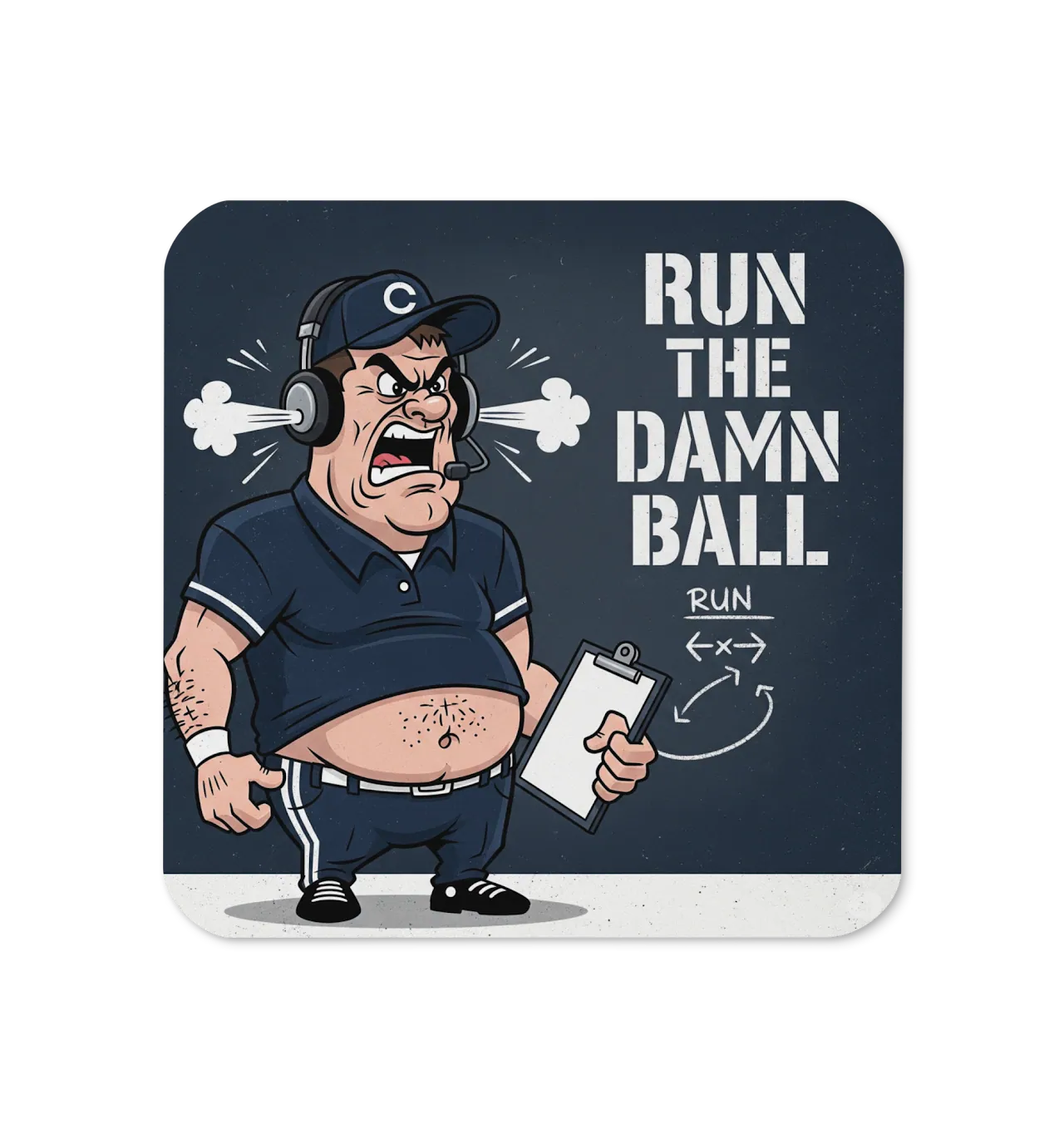 Cowboys Vintage ' RTDB ' Coaster