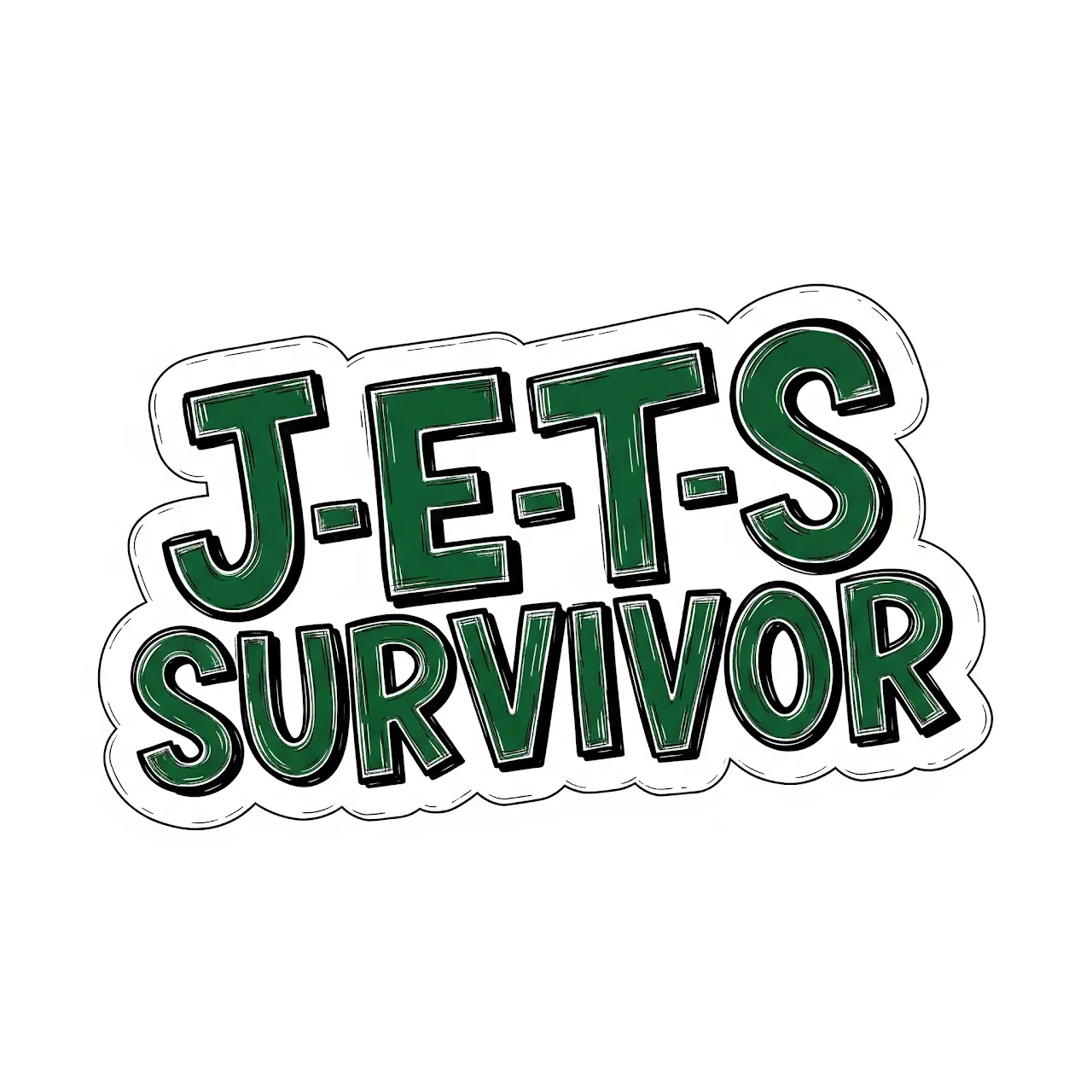 Jets Die-Cut Vinyl Sticker