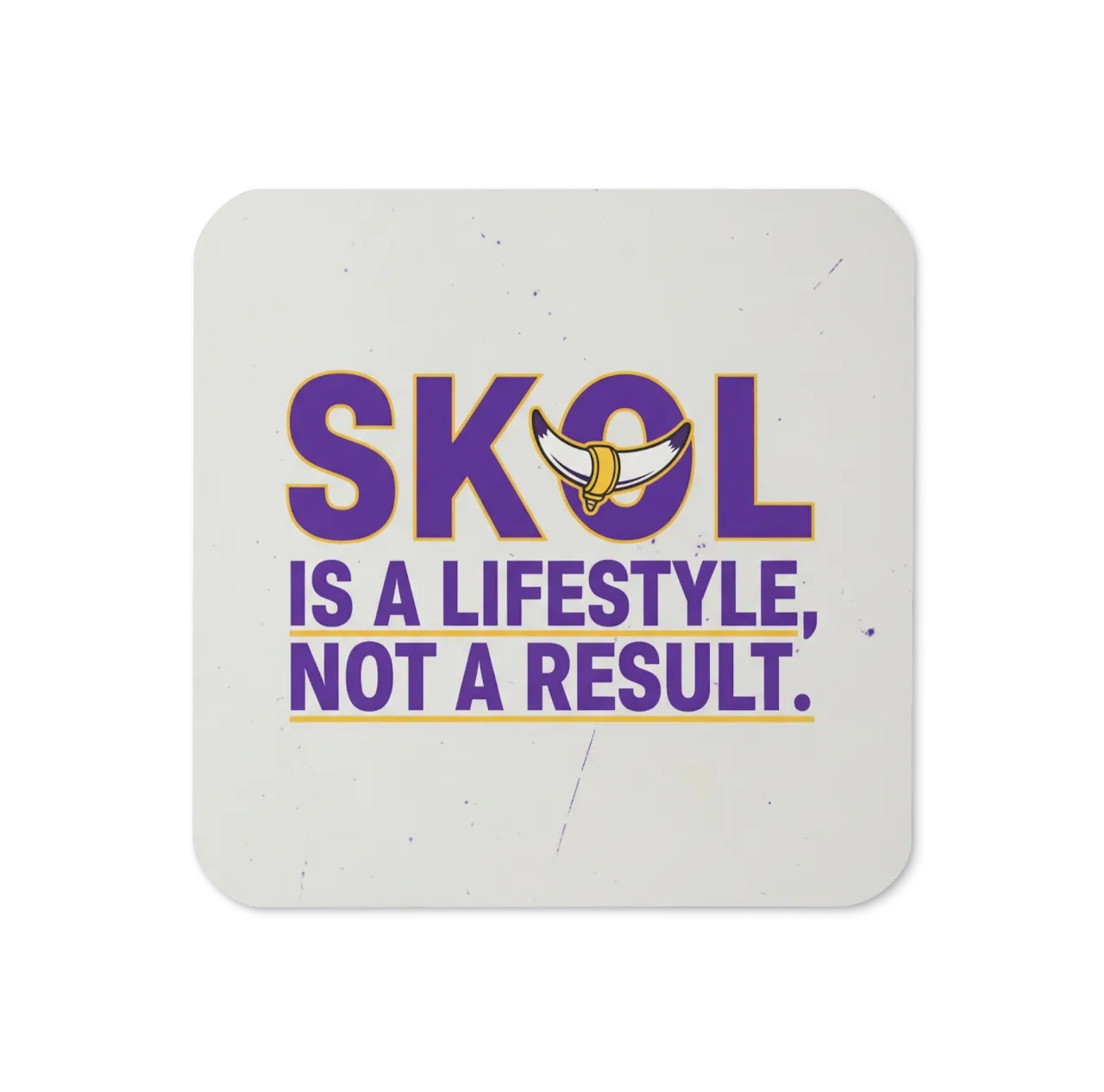 Vikings ' SKOL ' Coaster